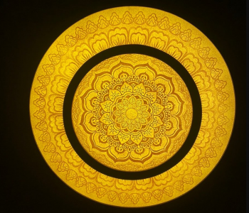 Tranh Trúc Chỉ thờ cúng – nghệ thuật thủ công từ bột tre tinh xảo